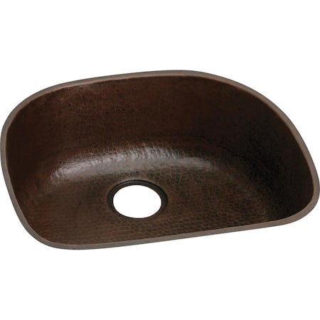 Copper 23-9/16 X 21-1/8 X 8 Single Bowl Undermount Sink